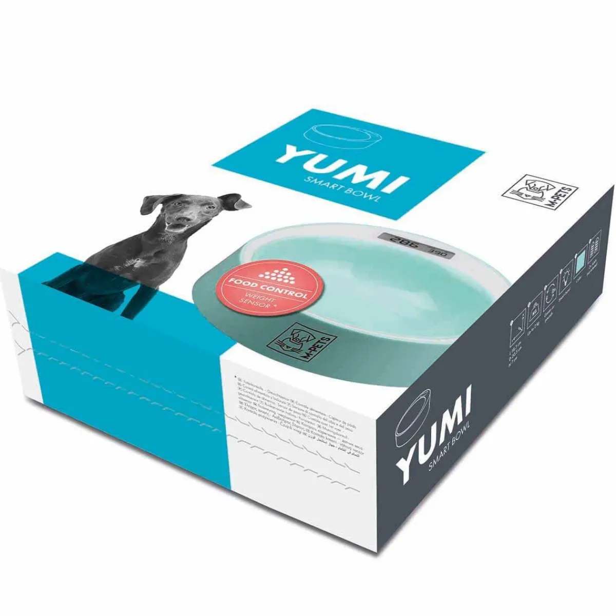 M-PETS Koiranpennun Ruokailu|Koiran Ruoka- Ja Juomakupit*Smart-kuppi YUMI vihreä