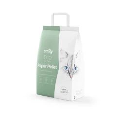 Smily Kissan Puupelletti Ja Paperipelletti|Hajustamaton Kissanhiekka*Eco -paperipelletti 20 l
