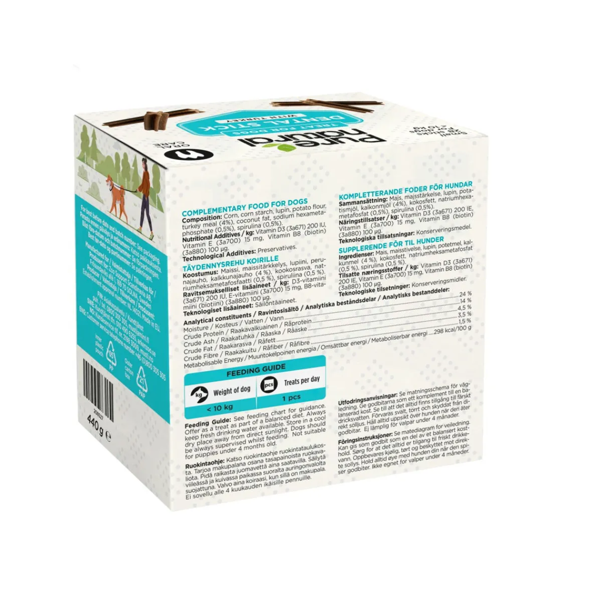 Purenatural Hammasherkut*Säästöpakkaus Dental Stick purutikut 28 kpl