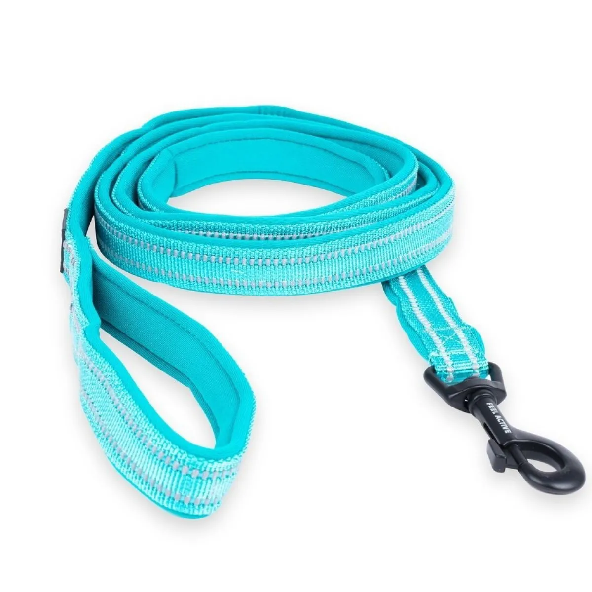 Feel Active Koiran Heijastimet Ja Valot|Koiran Hihnat Ja Flexit*Talutushihna Padded, turkoosi