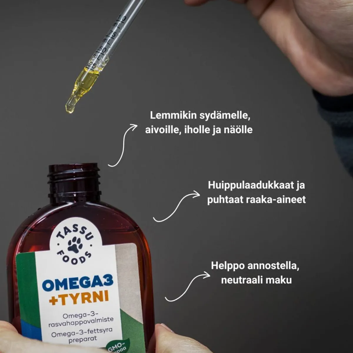 Tassu Foods Öljyt, Vitamiinit Ja Lisäravinteet|Hoito Ja Terveys*Omega-3 + Tyrni