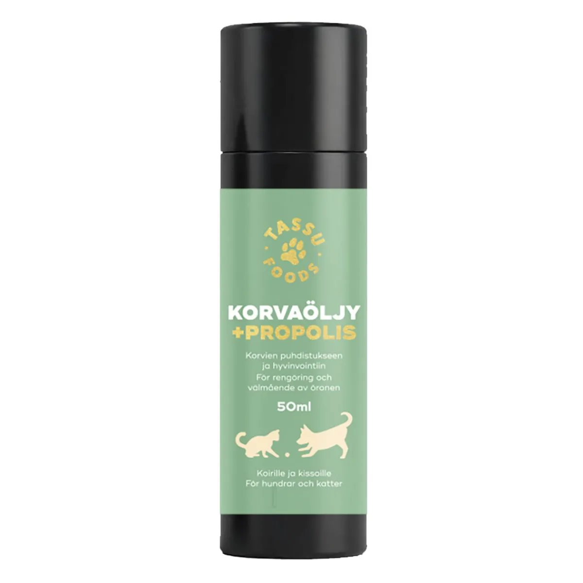 Tassu Foods Koiran Korvat|Hoito Ja Terveys*Tassu Korvaöljy + Propolis 50ml