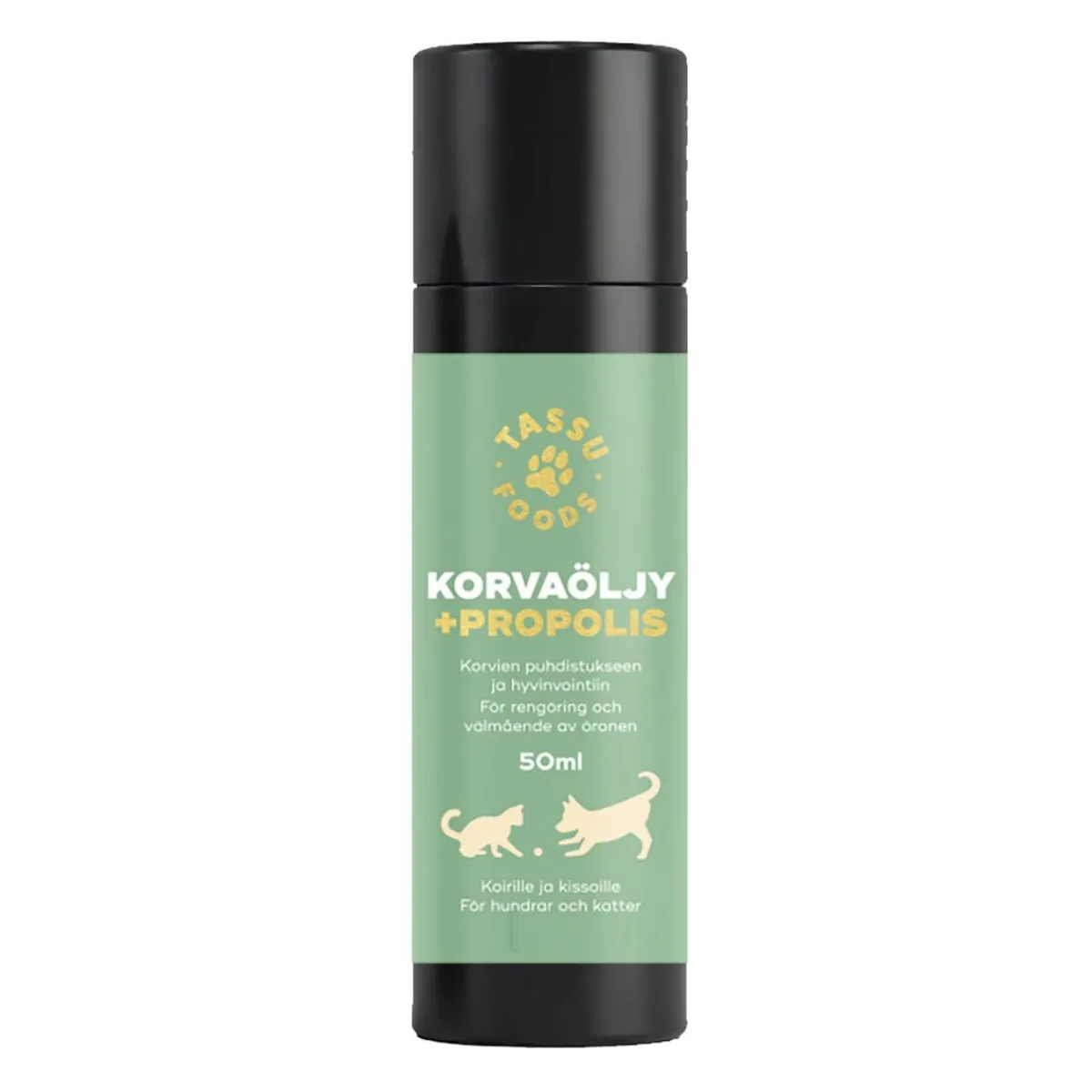 Tassu Foods Koiran Korvat|Hoito Ja Terveys*Tassu Korvaöljy + Propolis 50ml