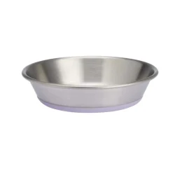 Basic Kissan Ruoka- Ja Juomakupit*Teräskuppi Plain silikonipohjalla
