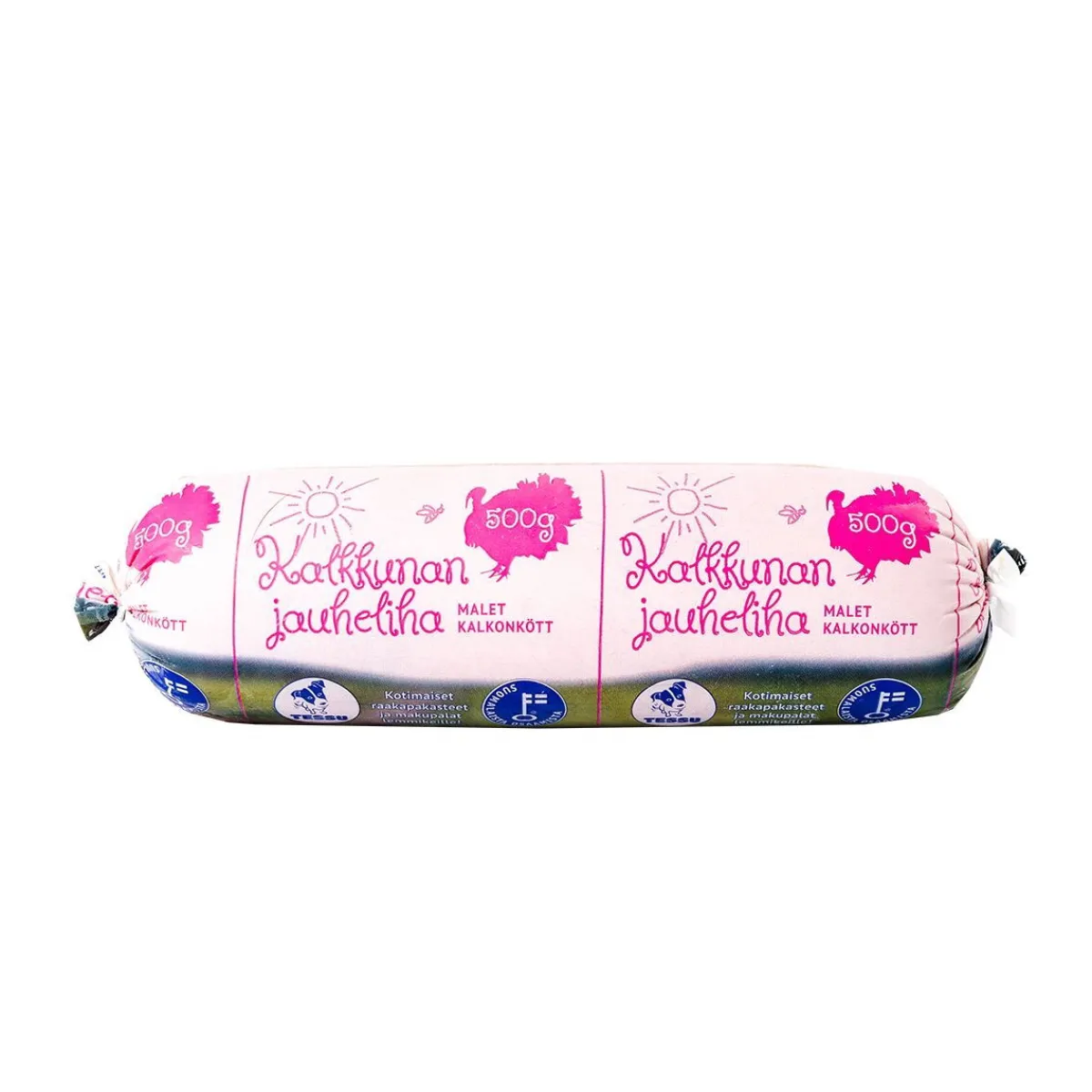 Tessu Ruokinnan Monipuolistaminen|Kotimainen Koiranruoka*Kalkkunanjauheliha 0,5kg