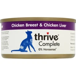 Thrive Kissan Märkäruoka*Complete Adult Kana ja Kananmaksa 75g