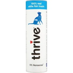Thrive Kissanpennun Herkut|Pehmeät Kissanherkut*makupalat Valkoinen kala, 15 g