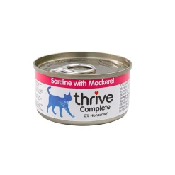 Thrive Kissan Märkäruoka*Sardiini & Makrilli kastikkeessa 75 g