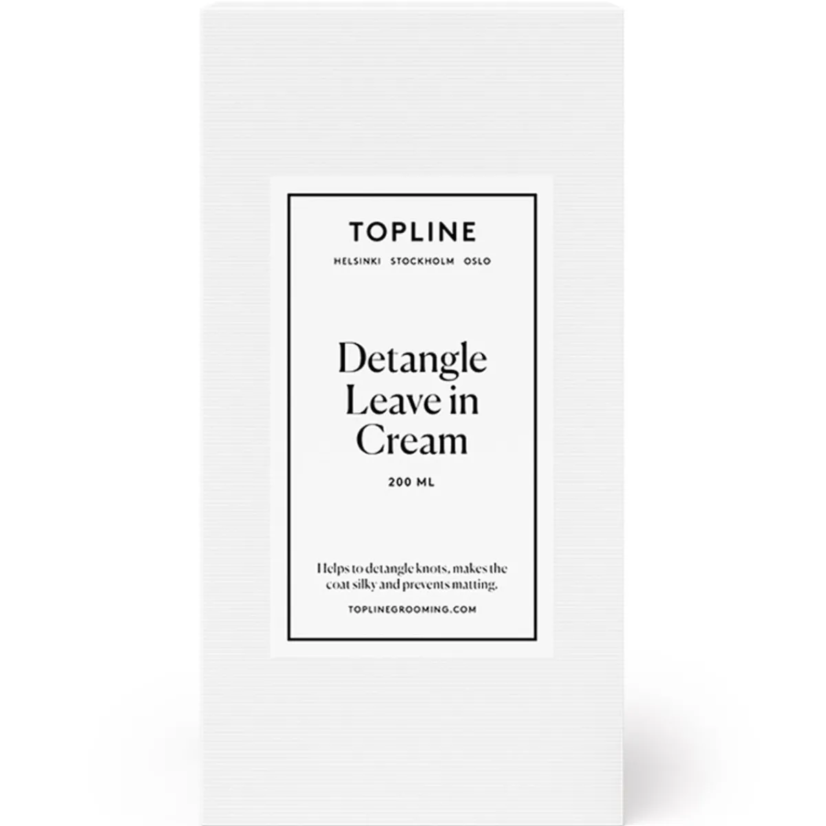 Topline Koiran Hoitoaineet|Koiran Trimmaus Ja Turkinhoito*Detangle Leave in Cream, 200 ml
