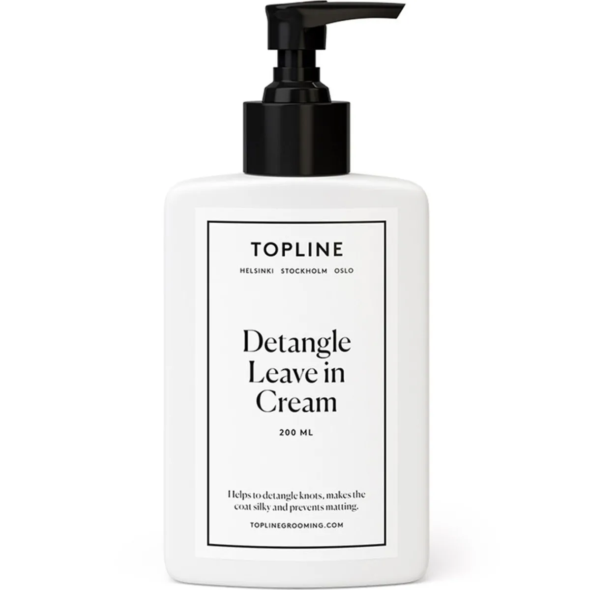 Topline Koiran Hoitoaineet|Koiran Trimmaus Ja Turkinhoito*Detangle Leave in Cream, 200 ml