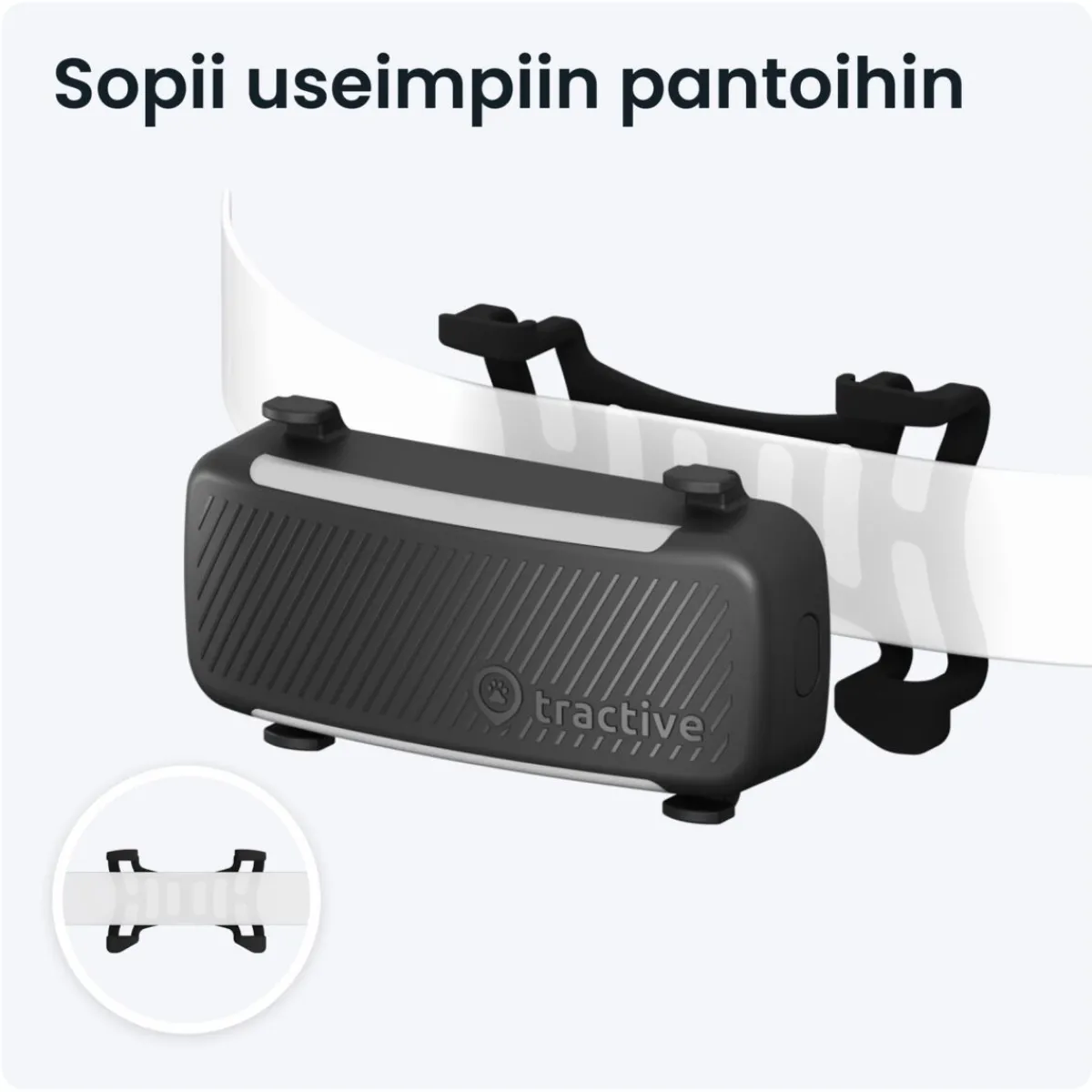 Tractive Retkeily Koiran Kanssa|Retkeily*GPS koiralle DOG 6, musta