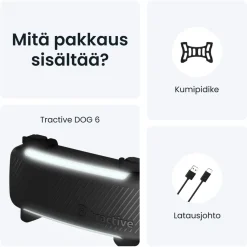 Tractive Retkeily Koiran Kanssa|Retkeily*GPS koiralle DOG 6, musta