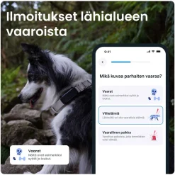 Tractive Retkeily Koiran Kanssa|Retkeily*GPS koiralle DOG 6, musta