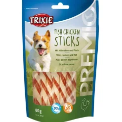 Trixie Pikkuherkut Ja Treeninamit|Purutikut*Premio Kana-kalakierre, 80 g