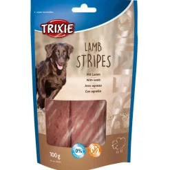 Trixie Täyslihaherkut|Pikkuherkut Ja Treeninamit*Premio Lamb Stripes, 100 g