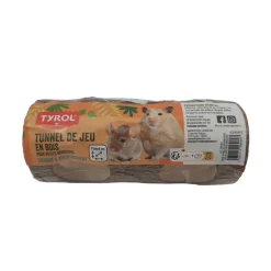 Tyrol Hamsterin Lelut|Pieneläinten Lelut*jyrsijän puuputki 6,5x7x15 cm