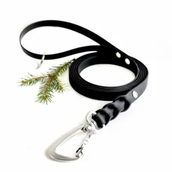 Tyylivoitto Koiran Hihnat Ja Flexit*Braid hihna Twistlockilla, musta 200cm