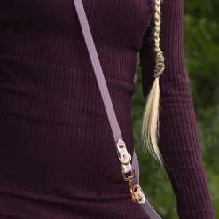 Tyylivoitto Koiran Hihnat Ja Flexit*Unique monitoimitalutin, mauve/kukka