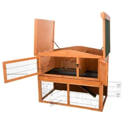 Trixie Pieneläinten Häkit|Häkit Ja Aitaukset*Ulkohäkki Natura, 124×102×78 cm Ruskea / 2-tasoa