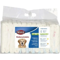 Trixie Koiran Narttu- Ja Urossuojat|Koiran Juoksuhousut Ja Urosvyöt*Uroskoiran vaippa , 12 kpl