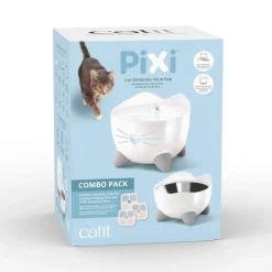 Catit Kissan Juoma-Automaatit|Kissan Juoma-Automaatit*Vesiautomaatti kissoille & korotettu kuppi Pixi Combo