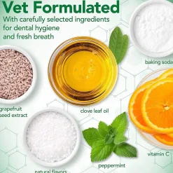 Vet's Best Hoito Ja Terveys|Hampaidenhoitotuotteet*Dog Dental Care Kit