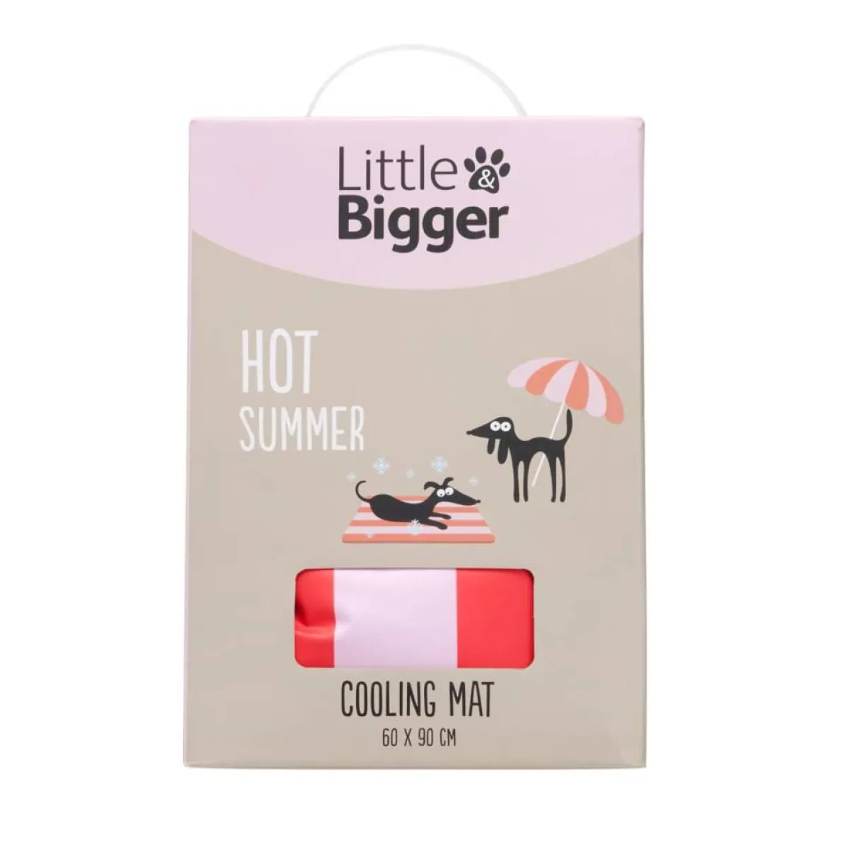 Little&Bigger Koiran Pedit Ja Alustat|Viilennysmatot*Viilennysalusta Hot Summer juicy pinkki & punainen