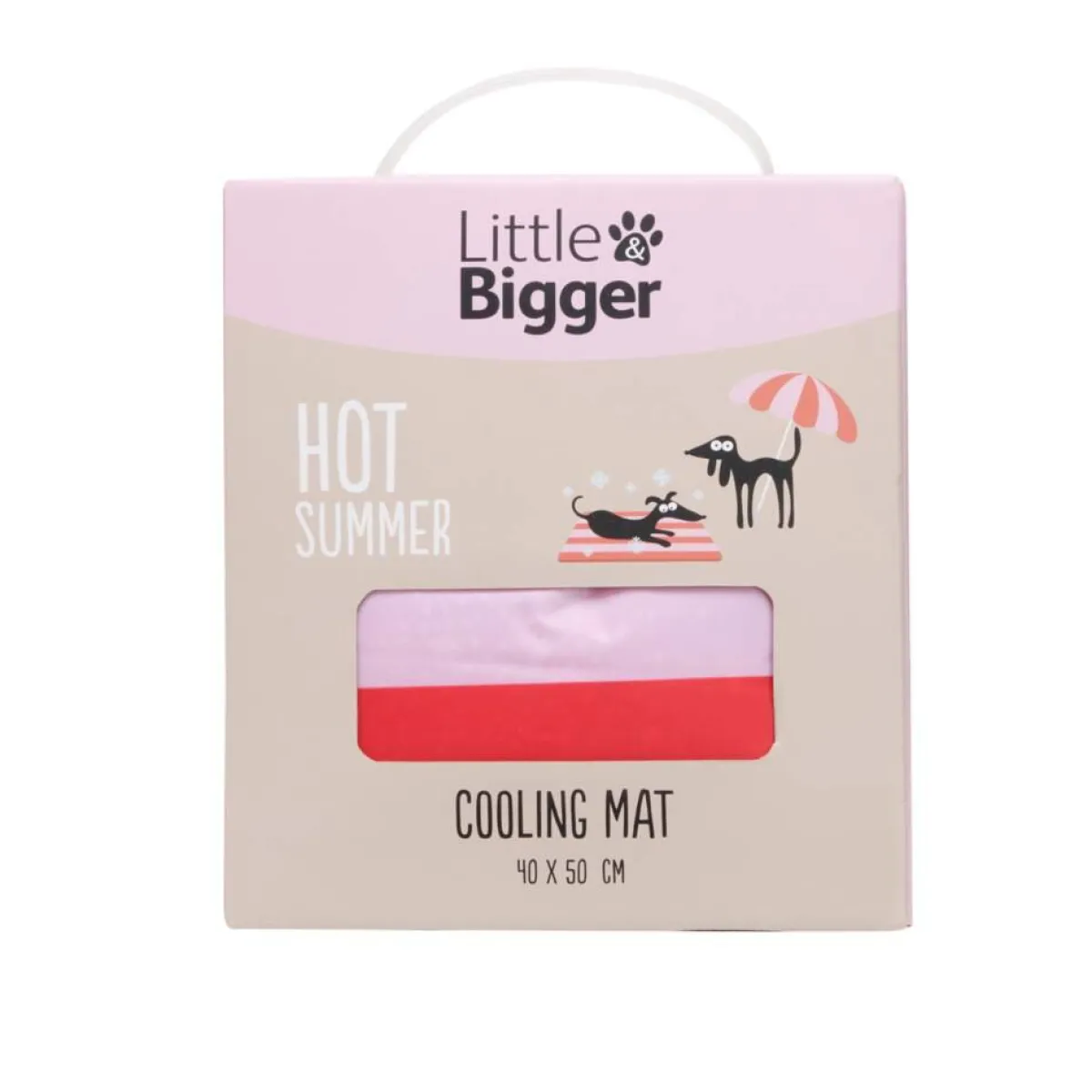 Little&Bigger Koiran Pedit Ja Alustat|Viilennysmatot*Viilennysalusta Hot Summer juicy pinkki & punainen