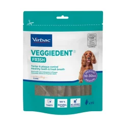 Virbac Hammasherkut|Uutuudet Koirille*VeggieDent Fr3sh M, 15