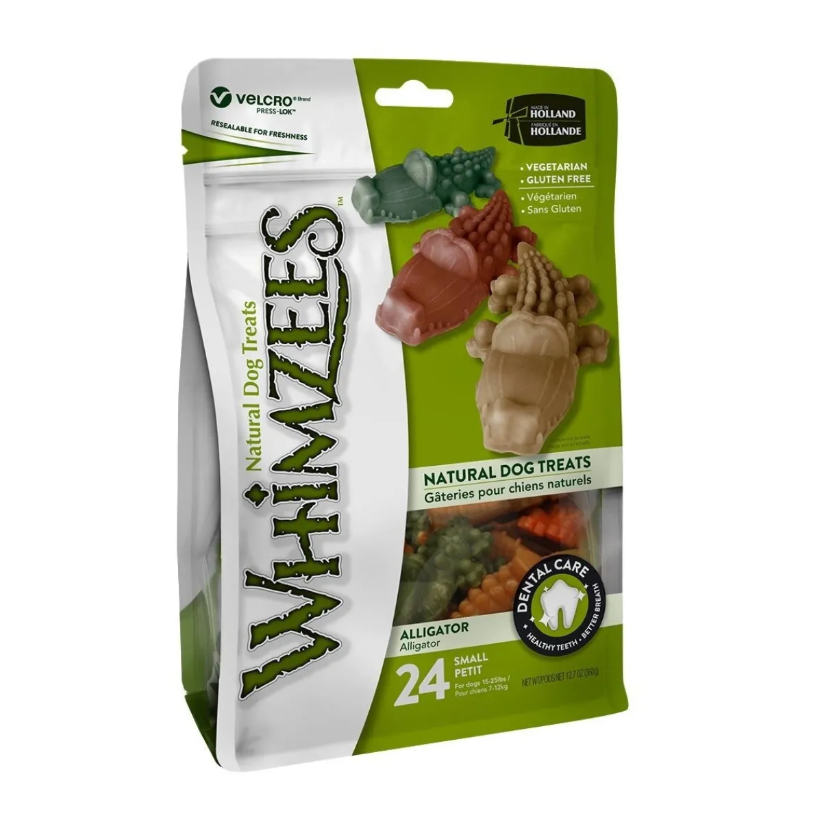 Whimzees Hammasherkut*Alligator Small 24-pack