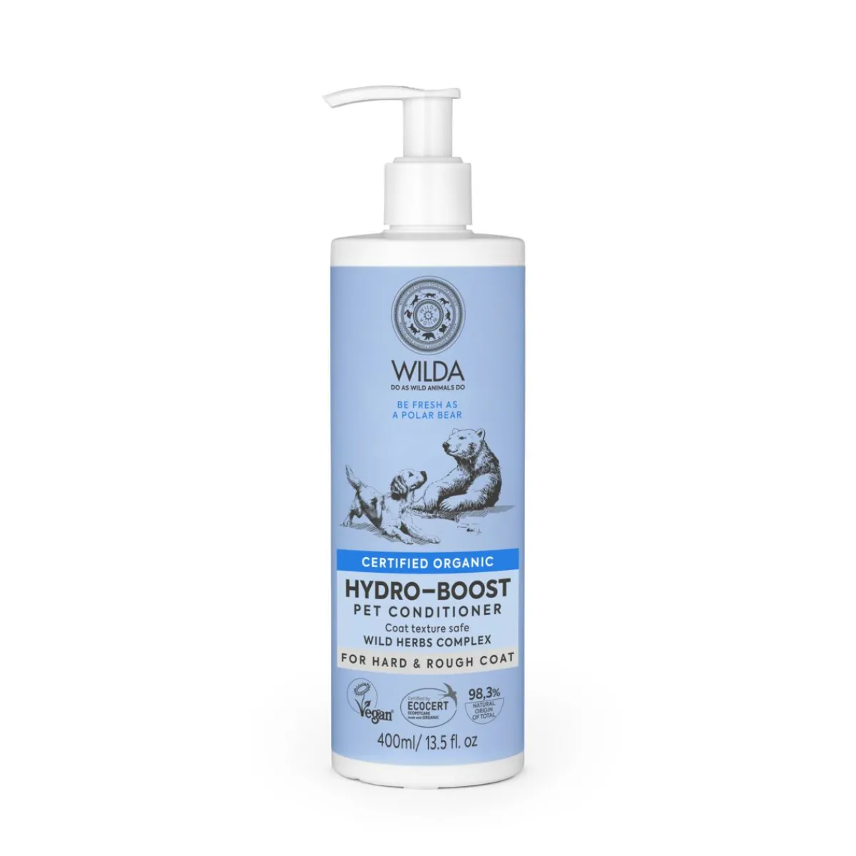 WILDA Kissan Hoitoaineet|Koiran Hoitoaineet*Hydro-boost hoitoaine 400ml
