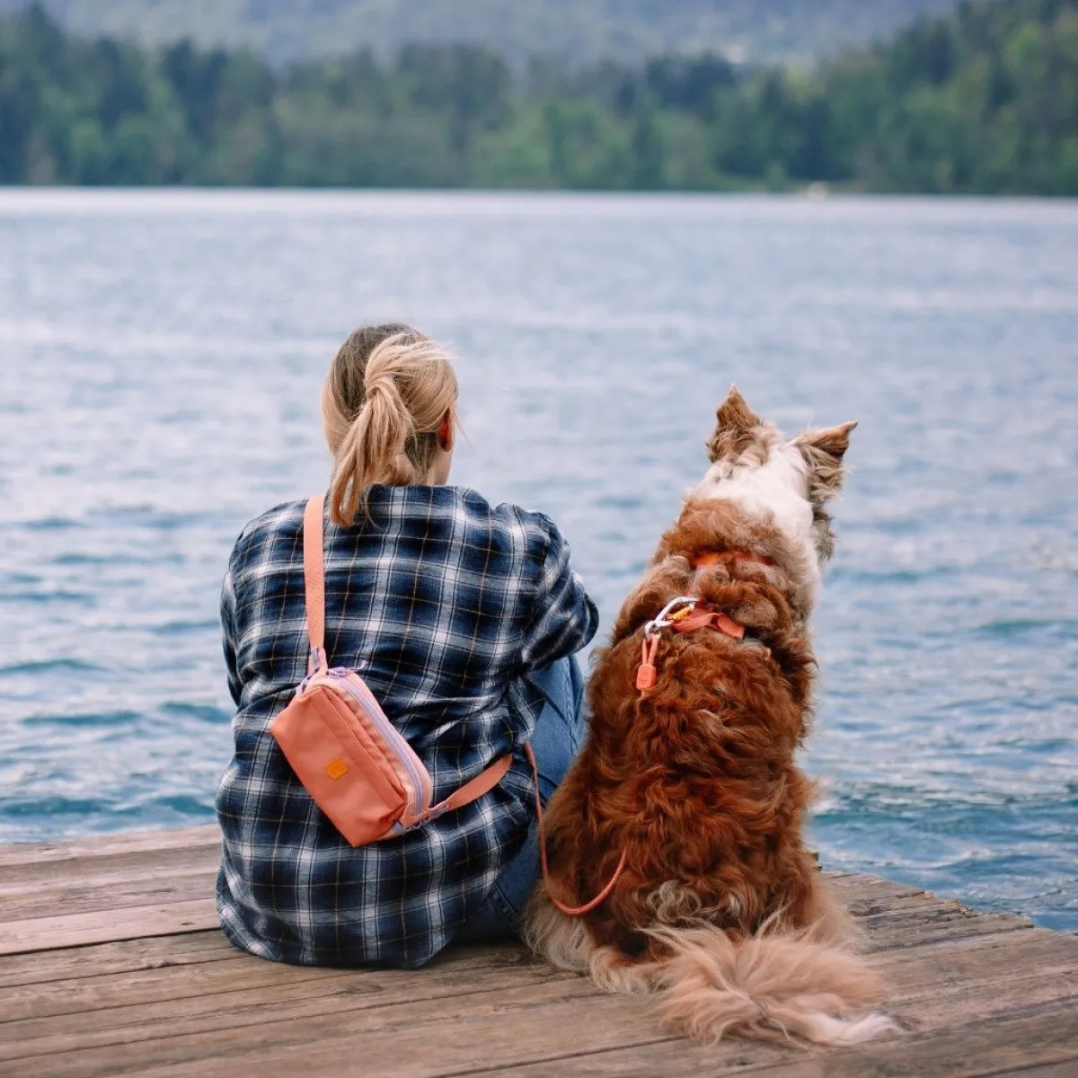 Woolly Wolf Ulkoilu- Ja Treenivaatteet*Alpha 360 vyölaukku, Salmon Pink Mix