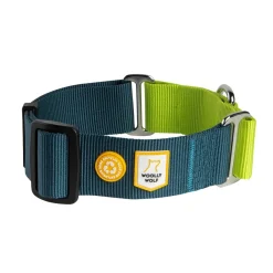 Woolly Wolf Koiran Pannat*Color Block martingaalipanta, Deep Teal Mix