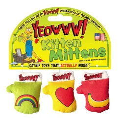 Yeowww Kissanminttulelut*kissanminttulelut Kitten Mittens 3 kpl